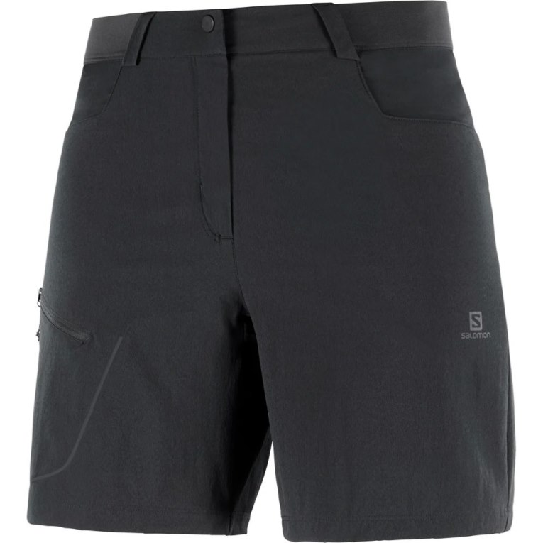 Black Salomon Wayfarer Women's Running Shorts | PH 35426L